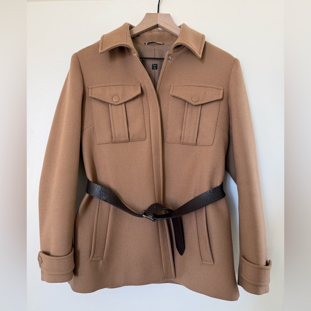 Women's Max Mara Camel Jacket with Belt